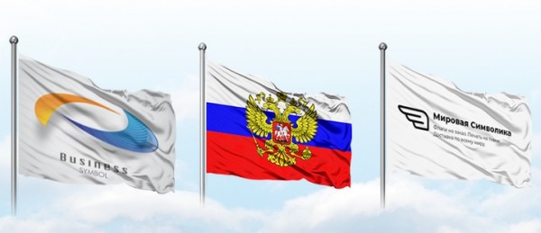 изготовление флагов с логотипом на mir-simvoliki.ru